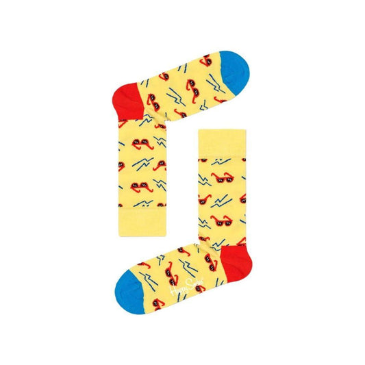 Happy Socks Yellow Cotton Sock HA-8994800135-36-40