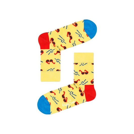 Happy Socks Yellow Cotton Sock HA-8995700135-36-40