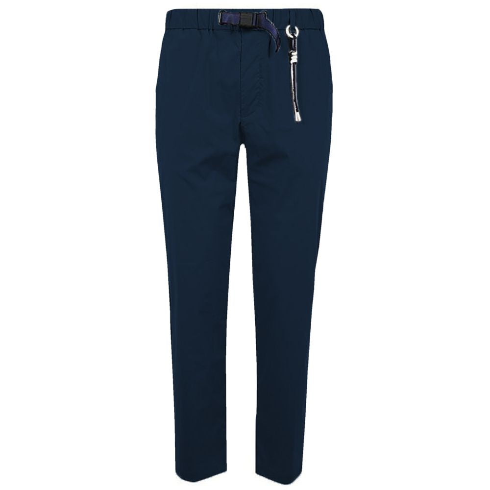 People Of Shibuya Blue Cotton Blend Men's Trouser