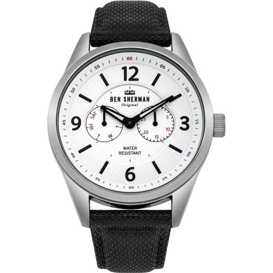 Ben Sherman Black Leather Watch
