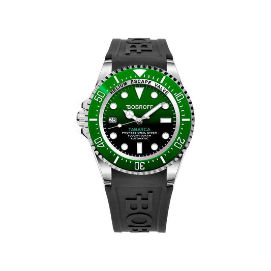 Bobroff Black Rubber Watch Bobroff Dark Slate Gray