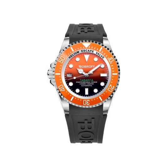 Bobroff Black Rubber Watch Bobroff Sienna