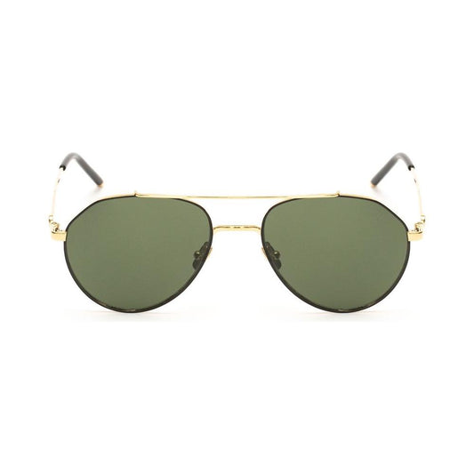Belstaff Belstaff Gold Titanium Sunglasses SUNGLASSES BELSTAFF UNISEX ROADMASTERDOR (Lens/Bridge/Temple) 55/17/140 mm.Material: TITANIUM.Colour: GOLDEN.Measures (Lens/Bridge/Temple): 55/17/140mm.GREEN.HAND MADE IN JAPAN-HIGH GRADE MAZZUCHELLI AND JAPANESE