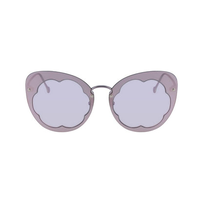 Salvatore Ferragamo Purple Metal Sunglasses