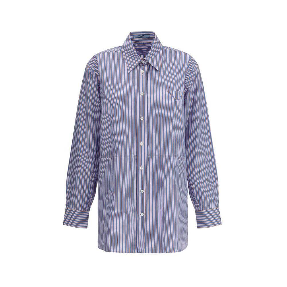Prada Striped Shirt PR-P488HGSOOO16PFF0013-IT40 | M