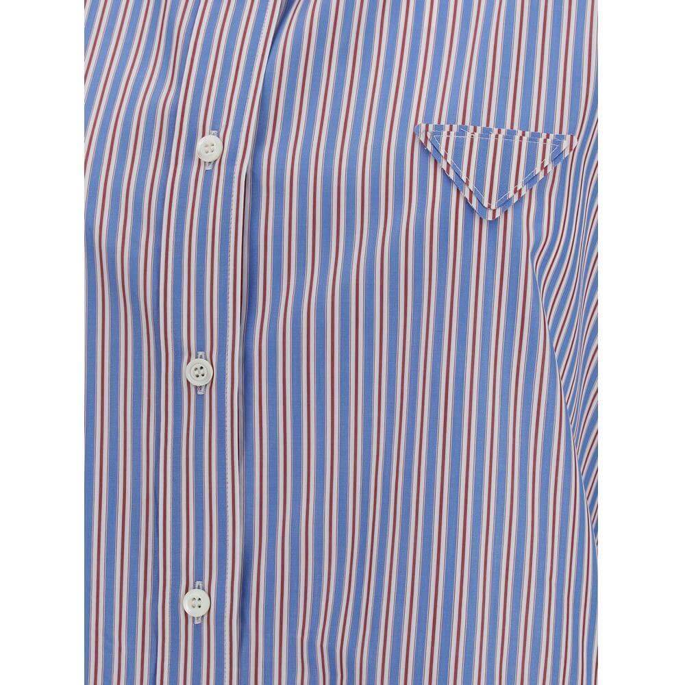 Prada Striped Shirt PR-P488HGSOOO16PFF0013-IT40 | M