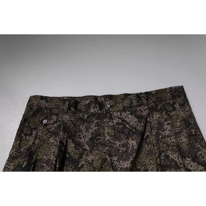 Dolce & Gabbana Multicolor Camouflage Men Dress Pants