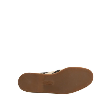 Dolce & Gabbana Black White Stripes Slip On Espadrille Shoes