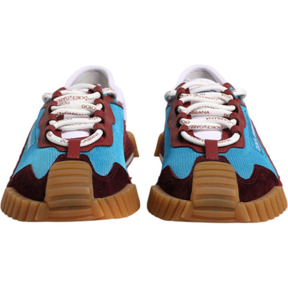Dolce & Gabbana Multicolor Nylon NS1 Low Top Sneakers Shoes