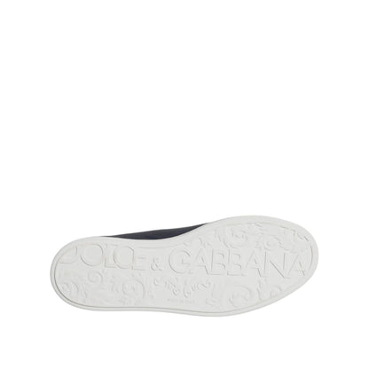 Dolce & Gabbana Blue Low Top Men Saint Tropez Sneakers Shoes