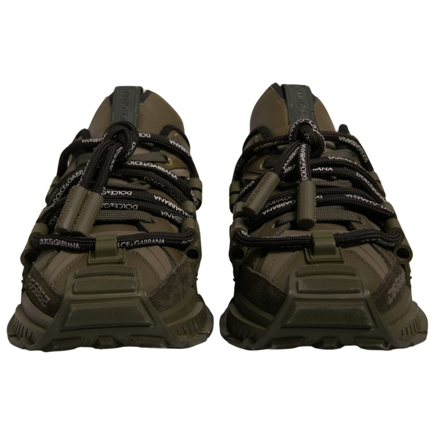 Dolce & Gabbana Military Green Space Low Top Sneakers Shoes