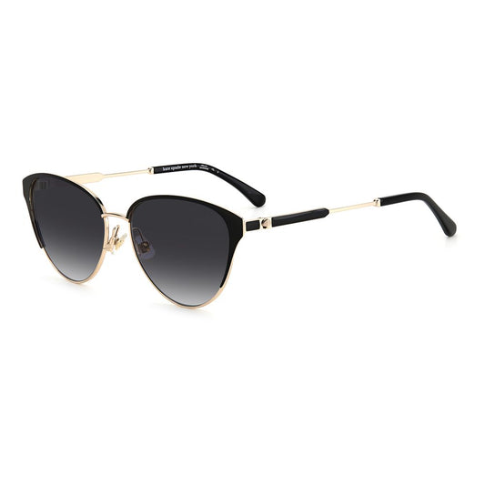 Kate Spade Black Metal Sunglasses KSIANNAGSRHLF69OAC