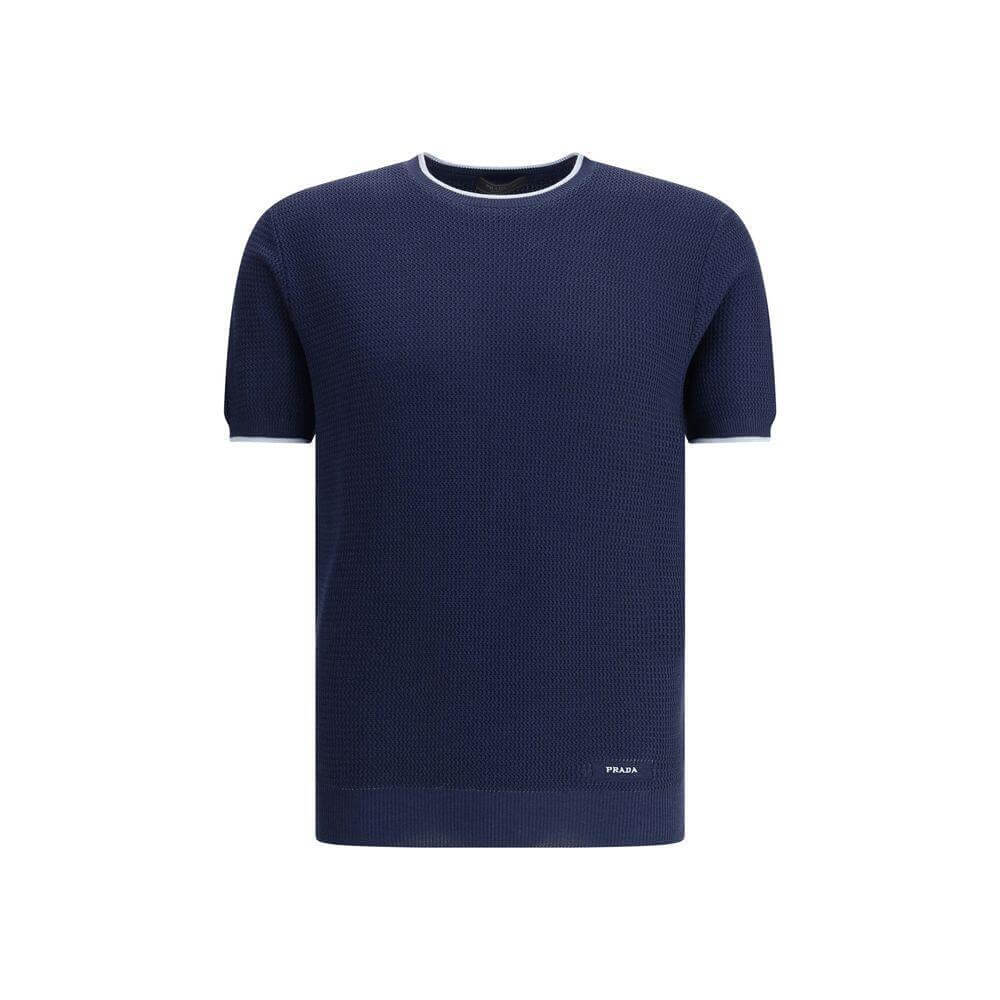 Prada Short sleeve Sweater PR-UMF007SOOO16XUF0008-IT46 | S