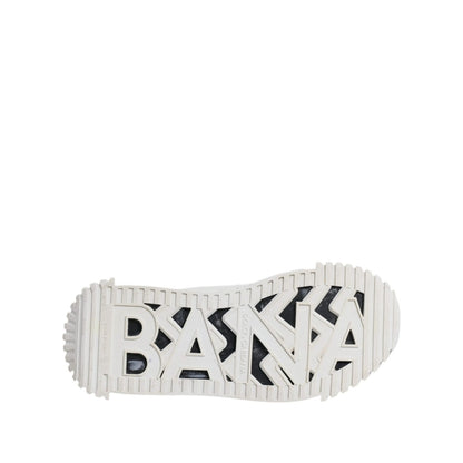 Dolce & Gabbana White Black NS1 Low Top Sneakers Shoes