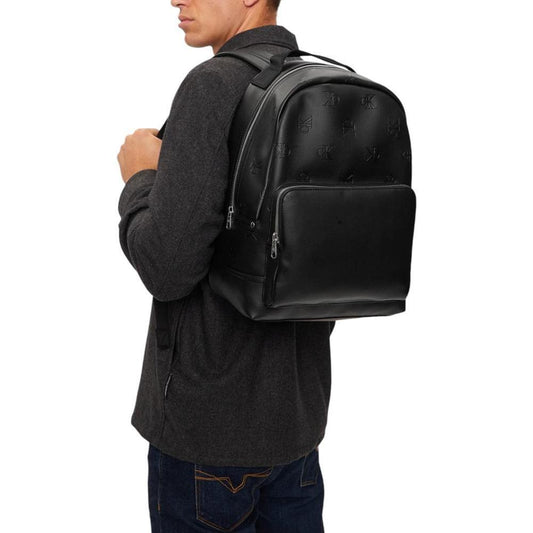 Calvin Klein Jeans Black Polyethylene Backpack CAKLJE-15667100009