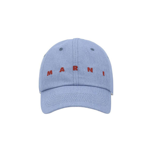 Marni Logoed Baseball Hat Marni Dark Gray