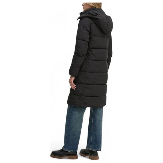 Calvin Klein Jeans Black Polyester Jackets & Coat Calvin Klein Jeans Dark Slate Gray