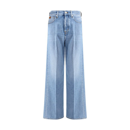 Jacob Cohen Light Blue Cotton Jeans Denim