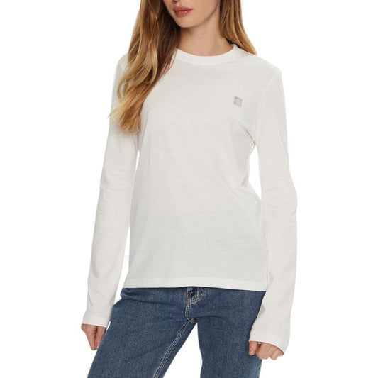 Calvin Klein Jeans White Cotton T-Shirt CA-16503900008-IT42|M