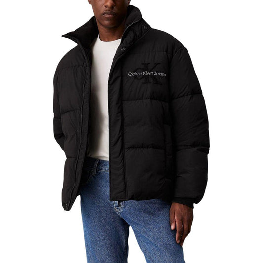 Calvin Klein Jeans Black Recycled Polyamide Jacket Calvin Klein Jeans Black