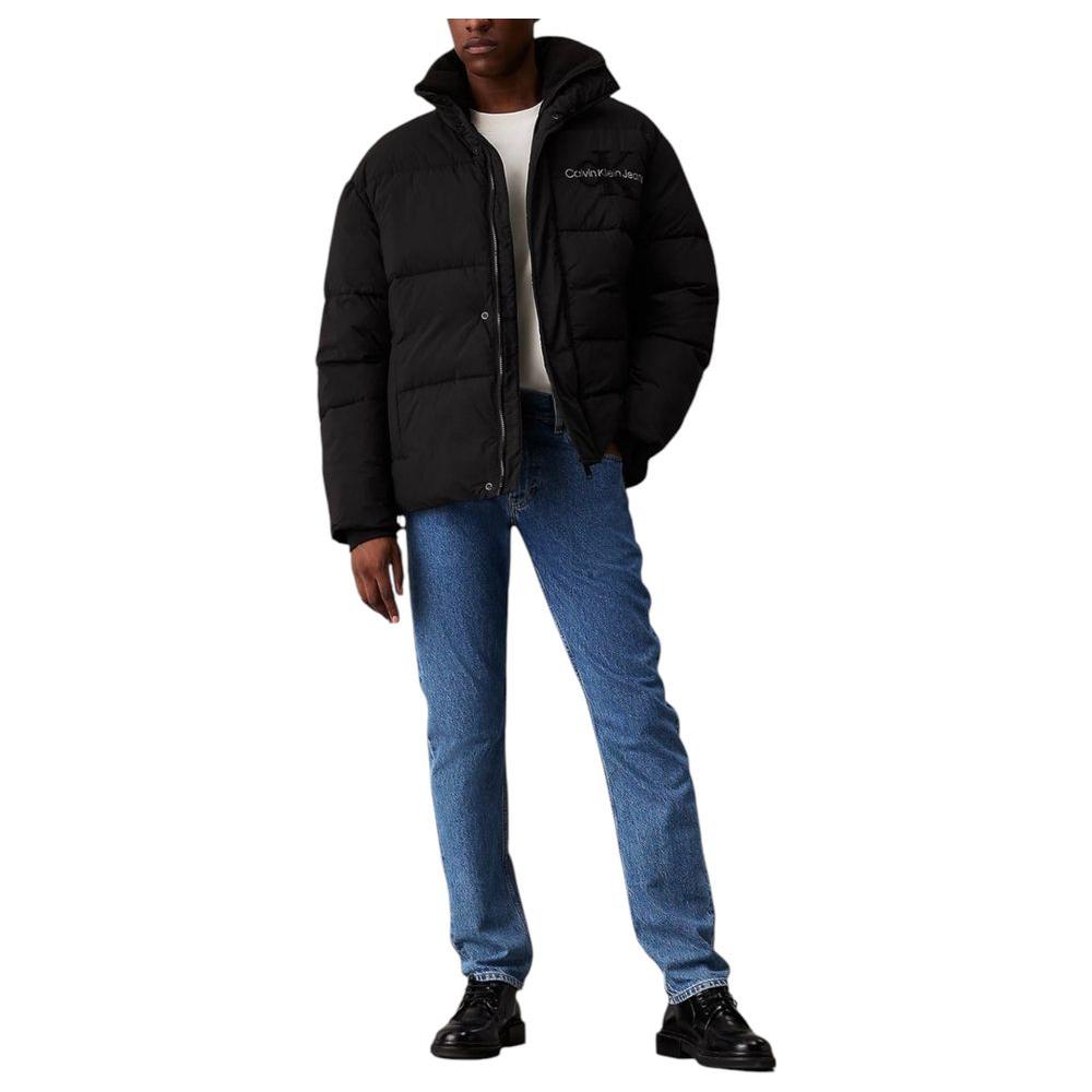 Calvin Klein Jeans Black Recycled Polyamide Jacket Calvin Klein Jeans Dark Slate Gray