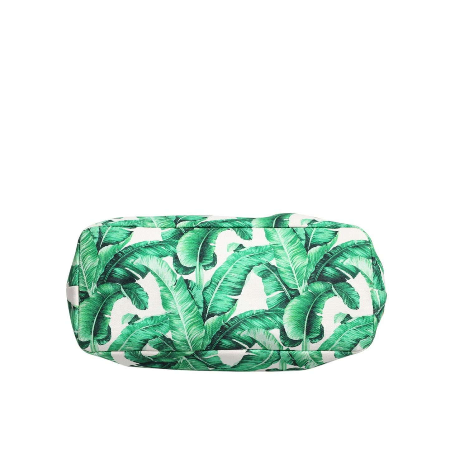 Dolce & Gabbana Green Canvas Botanical Garden Women Tote Bag