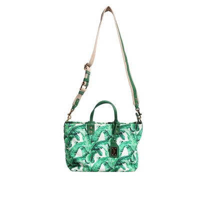 Dolce & Gabbana Green Canvas Botanical Garden Women Tote Bag