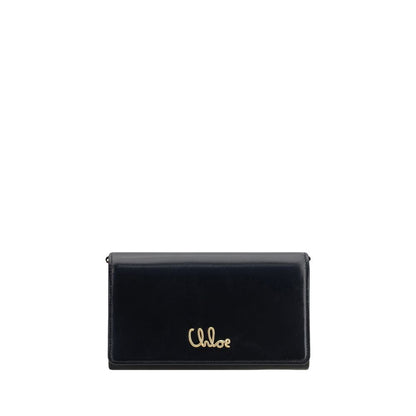 Chloé Brown Calf Leather Bos Taurus Clutch Bag