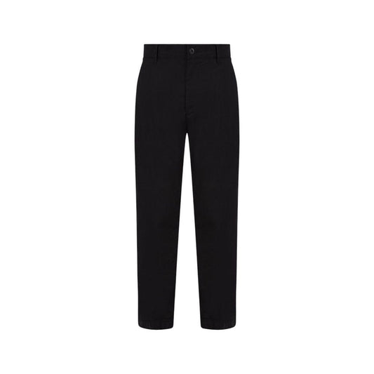 Calvin Klein Jeans Black Cotton Cotton Jeans & Pant Calvin Klein Jeans Black
