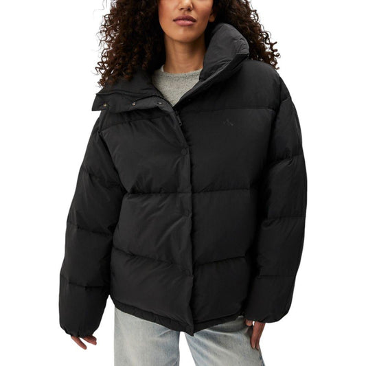 Calvin Klein Jeans Black Polyester Jackets & Coat Calvin Klein Jeans Black