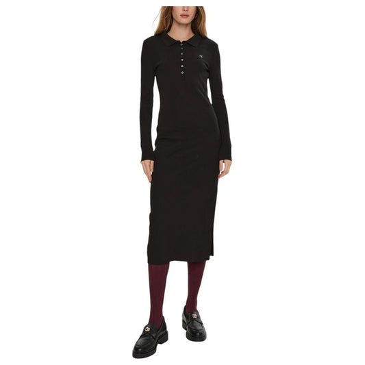 Calvin Klein Jeans Black Cotton Dress Calvin Klein Jeans Black