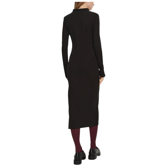 Calvin Klein Jeans Black Cotton Dress Calvin Klein Jeans Black
