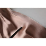 Emporio Armani Pink Satin Long Sleeves Sheath Wrap Mini Dress DR281350-46