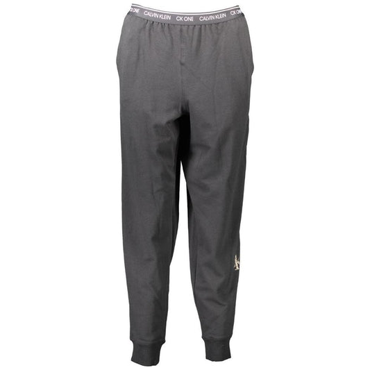 Calvin Klein Black Cotton Women Legging Calvin Klein Dark Slate Gray