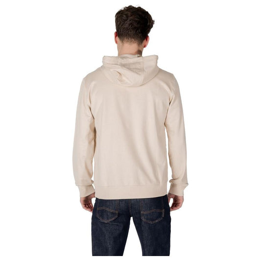 EA7 Emporio Armani Beige Cotton Sweater