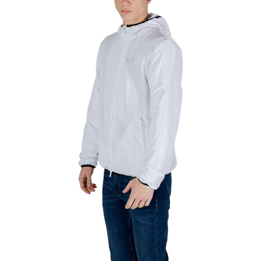 EA7 Emporio Armani White Polyester Jacket