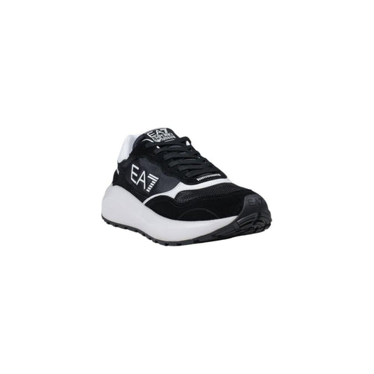 EA7 Emporio Armani Black And White Polyamide Sneaker