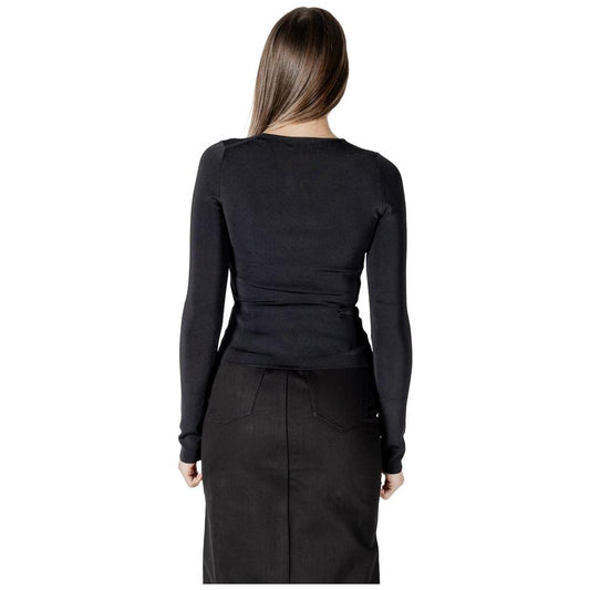 Calvin Klein Jeans Black Rayon Tops & T-Shirt Calvin Klein Jeans Black