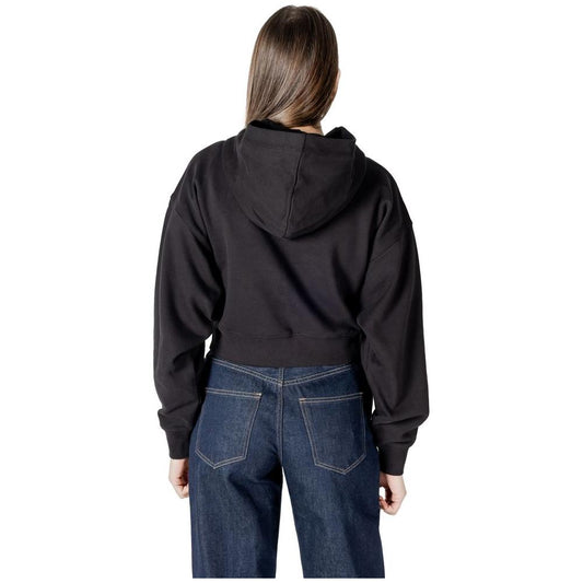 Calvin Klein Jeans Black Cotton Sweater Calvin Klein Jeans Dark Slate Gray