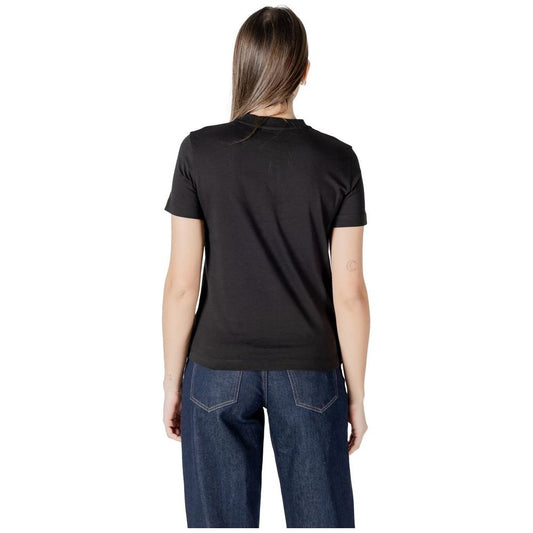 Calvin Klein Jeans Black Cotton Tops & T-Shirt Calvin Klein Jeans Dark Slate Gray
