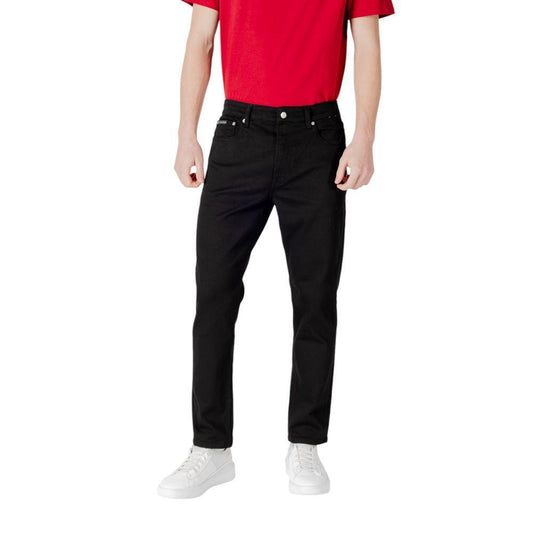 Calvin Klein Jeans Black Recycled Polyester Slim Fit Jean CA-16498500009-W32