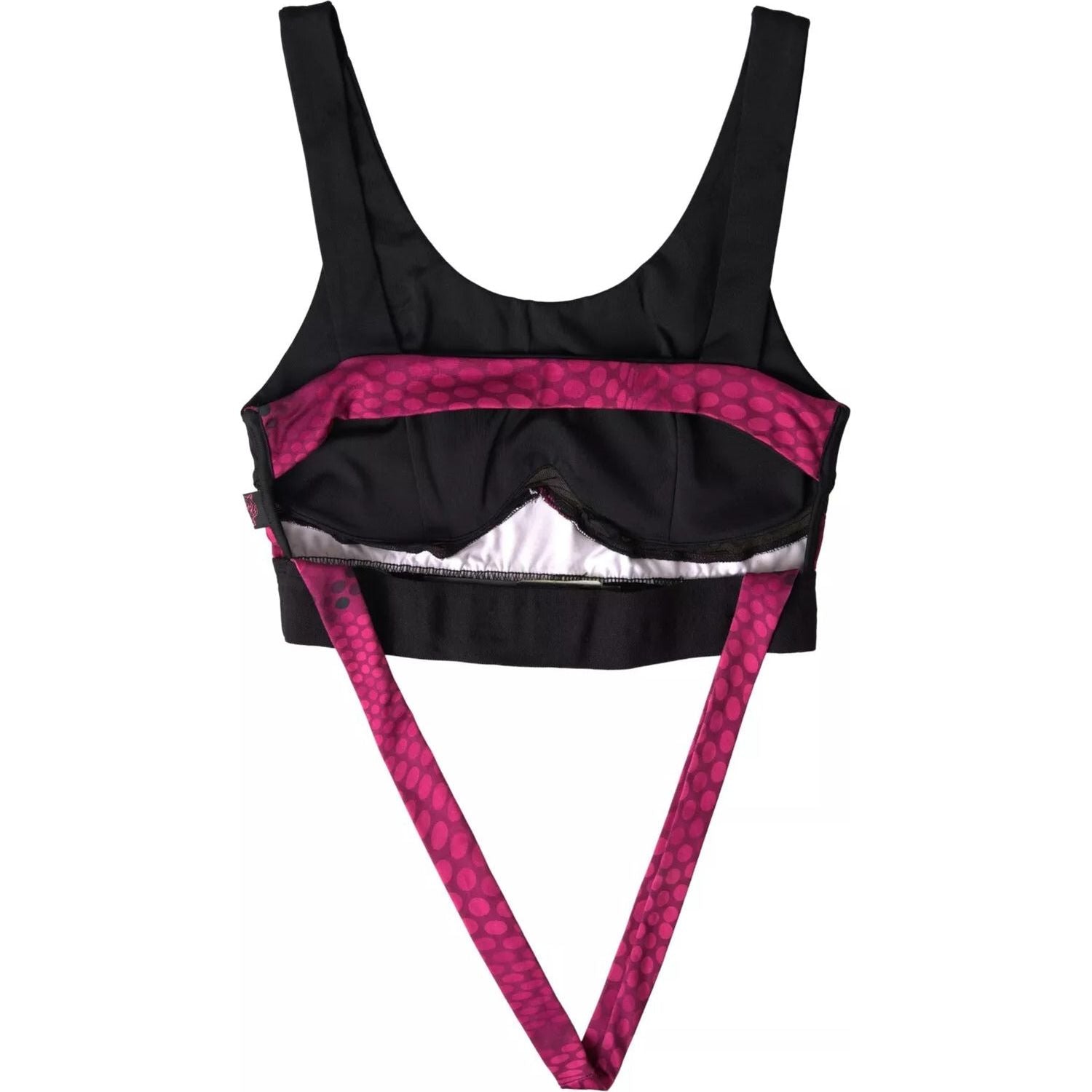 Front view with bag zipped and handles upright.