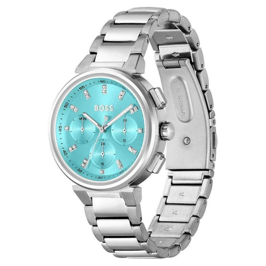Hugo Boss Silver Stainless Steel Watch BO1502763AC
