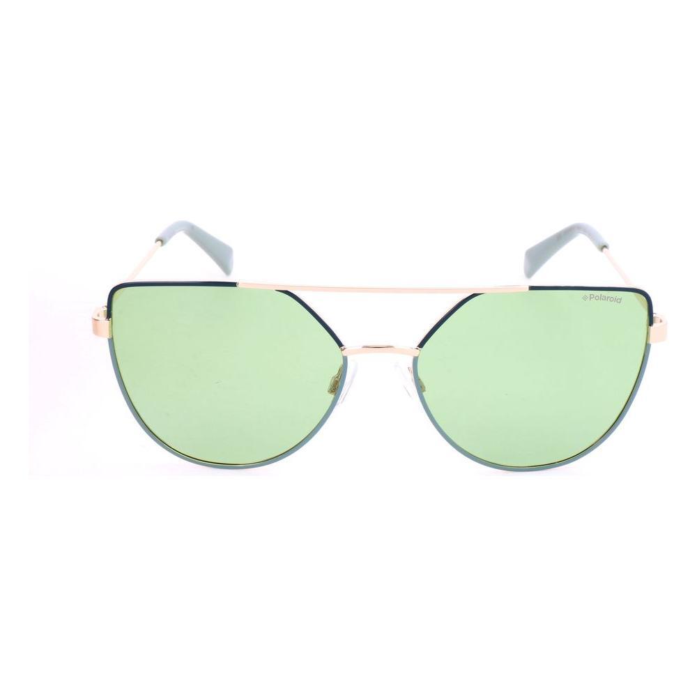 Polaroid Gold Metal Sunglasses