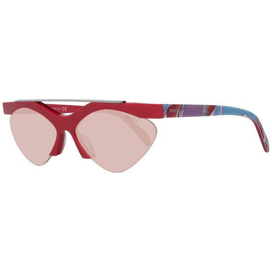 Emilio Pucci Red Metal Sunglasses EPEP01375966SAC
