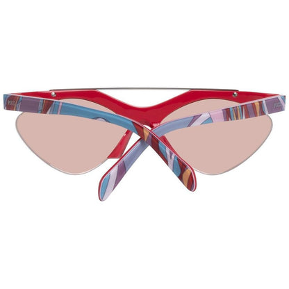Emilio Pucci Red Metal Sunglasses