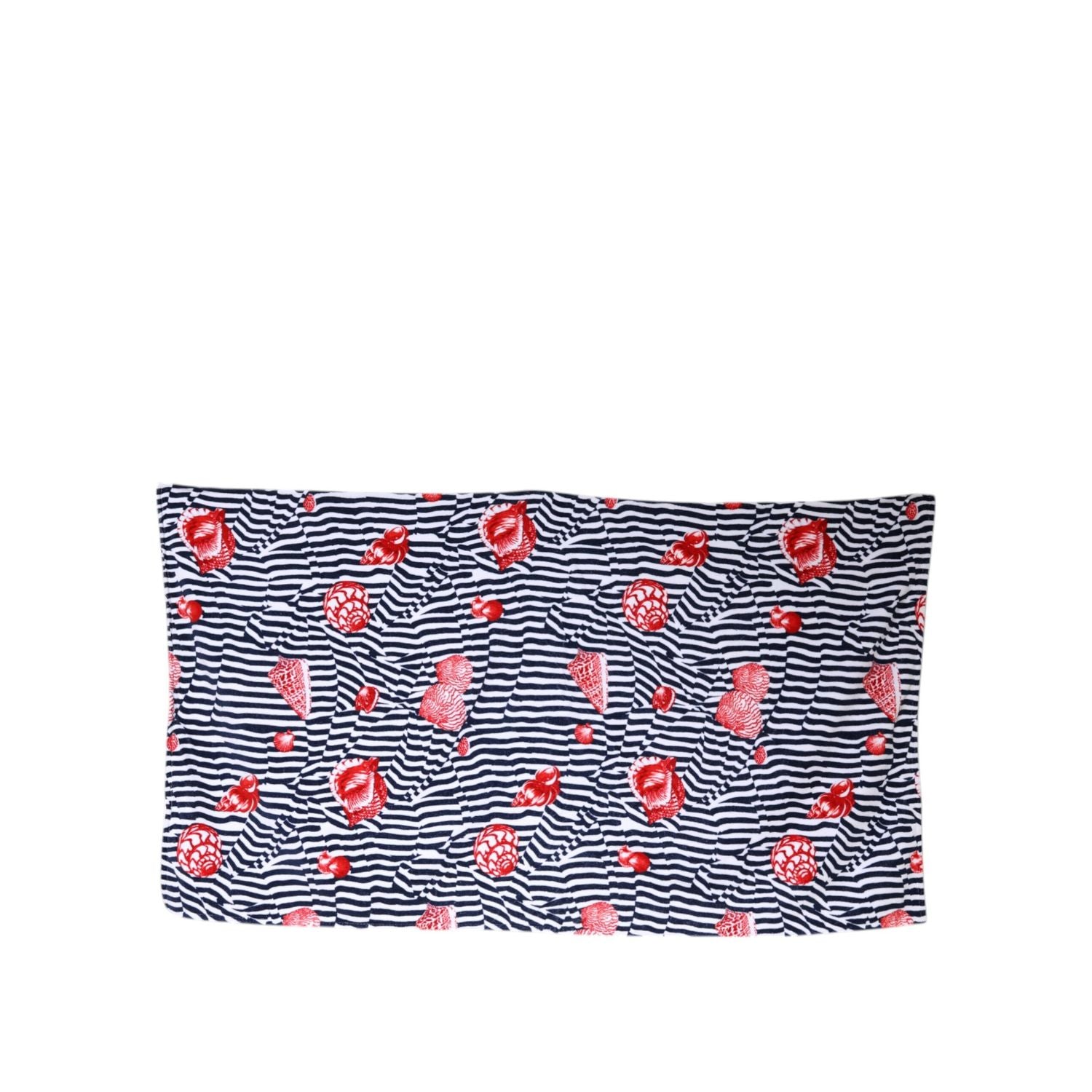 Dolce & Gabbana Multicolor Stripes Seashells Beach Towel