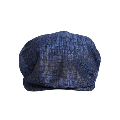Dolce & Gabbana Blue Cotton Stretch Newsboy Hat