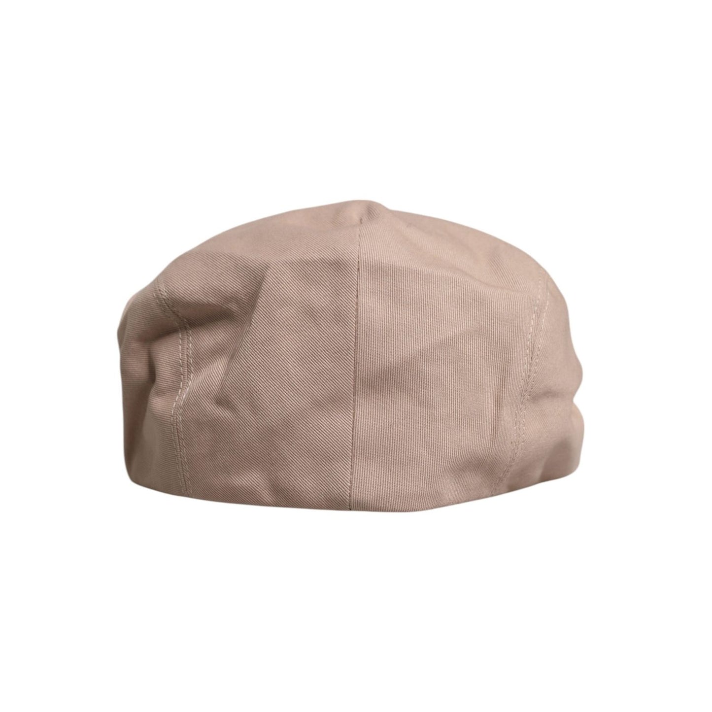 Dolce & Gabbana Beige Cotton Newsboy Capello Cabbie Hat