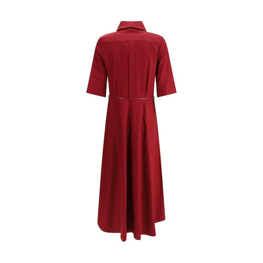 Crida Milano Crida Milano Baldo chemisier Dress CR-BALDOBORDEAUX-1